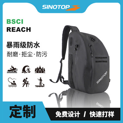factory customized texture of material motion outdoors Go fishing Road sub- The single shoulder bag travel drift Upstream Waterproof bag