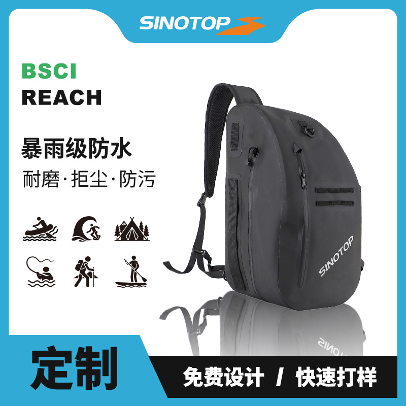 factory customized texture of material motion outdoors Go fishing Road sub- The single shoulder bag travel drift Upstream Waterproof bag