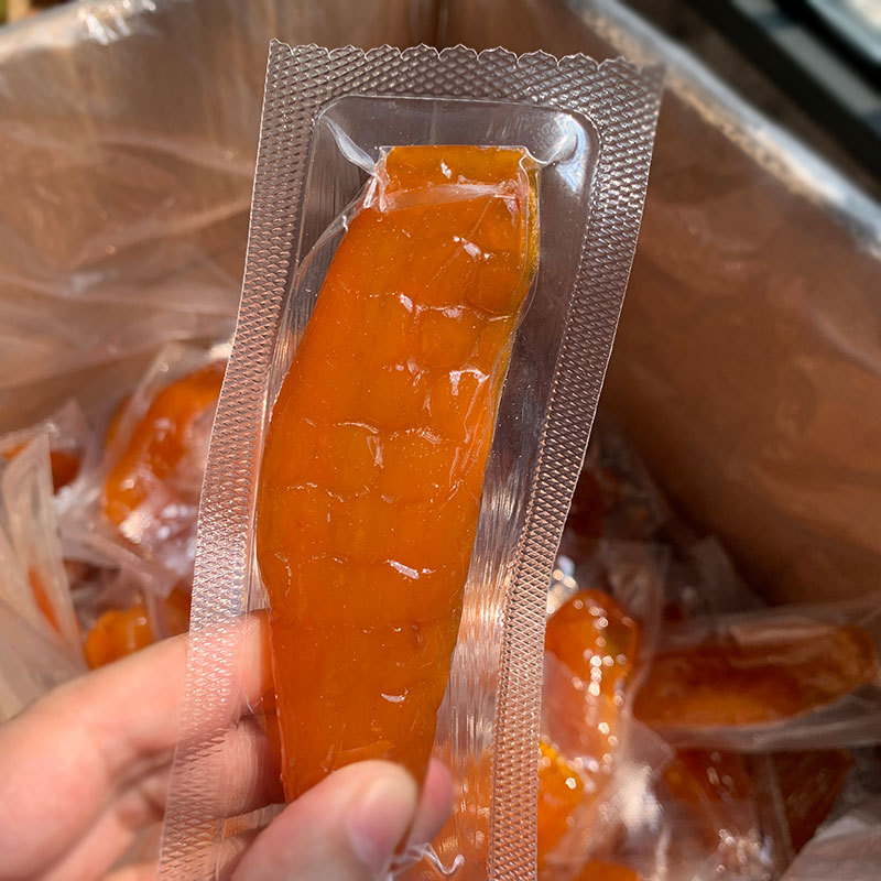 Vacuum-packed 1 jin (500g) of sweet potato chips, original flavor, steamed sweet potato strips, homemade sweet potato chips, fragrant and soft sweet potato snacks.