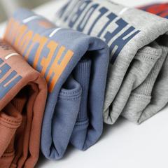 Children's sweatshirts 2022 new boys' spring and autumn tops, medium and large children's long-sleeved T-shirts, Japanese trendy bottoming shirts