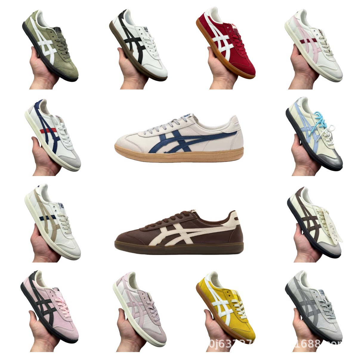 Cross-Border Tiger Onitsuka Tiger High-End Version Tokuten Fabric and Leather Comfortable Low-Top Unisex Sneakers