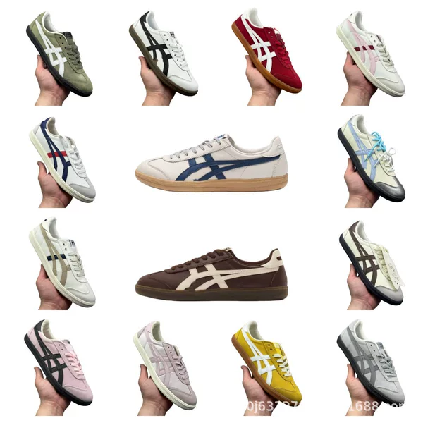 Cross-Border Tiger Onitsuka Tiger High-End Version Tokuten Fabric and Leather Comfortable Low-Top Unisex Sneakers