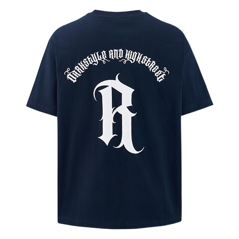 Ropa de hombre RFSD | Camiseta estampada 2023 Verano nuevo clásico de algodón suelto de manga corta Camiseta de la marca de moda de los hombres de la calle