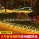 2024 new solar European fence lights outdoor point control decorative lights Christmas tree fence lights landscape lights