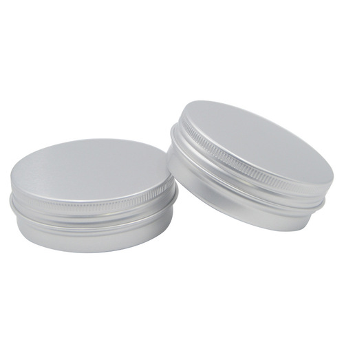 60ml ml threaded small aluminum box factory wholesale cosmetics round metal sub-packaging box solid balm packaging box