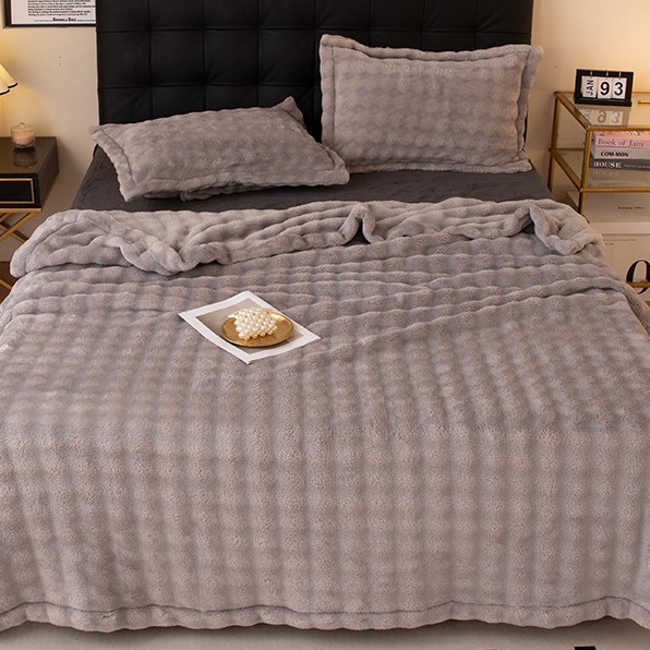 Otoño y invierno nuevo tipo de imitación de goma de seda espuma mantas sofá dormitorio coche de oficina de almuerzo dormitorio caliente