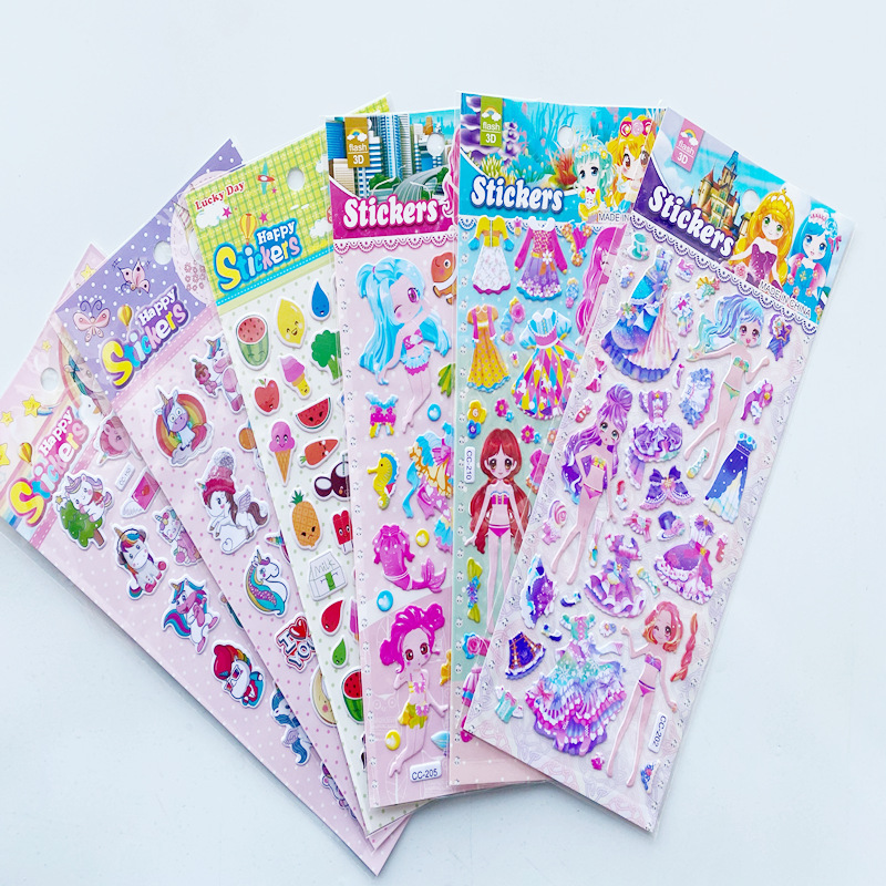 cartoon Korean children's stickers