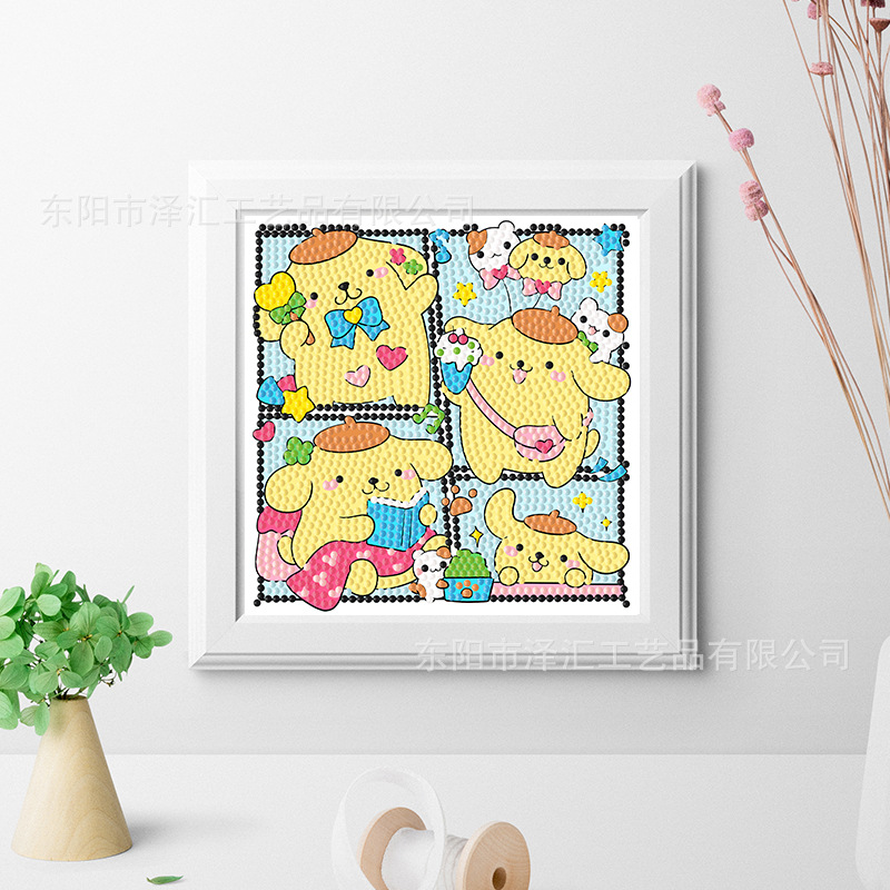 Nuevos niños 5d educativos rhinestone pintura hecha a mano DIY diamante pintura juguete creativo dibujos animados princesa serie image 27