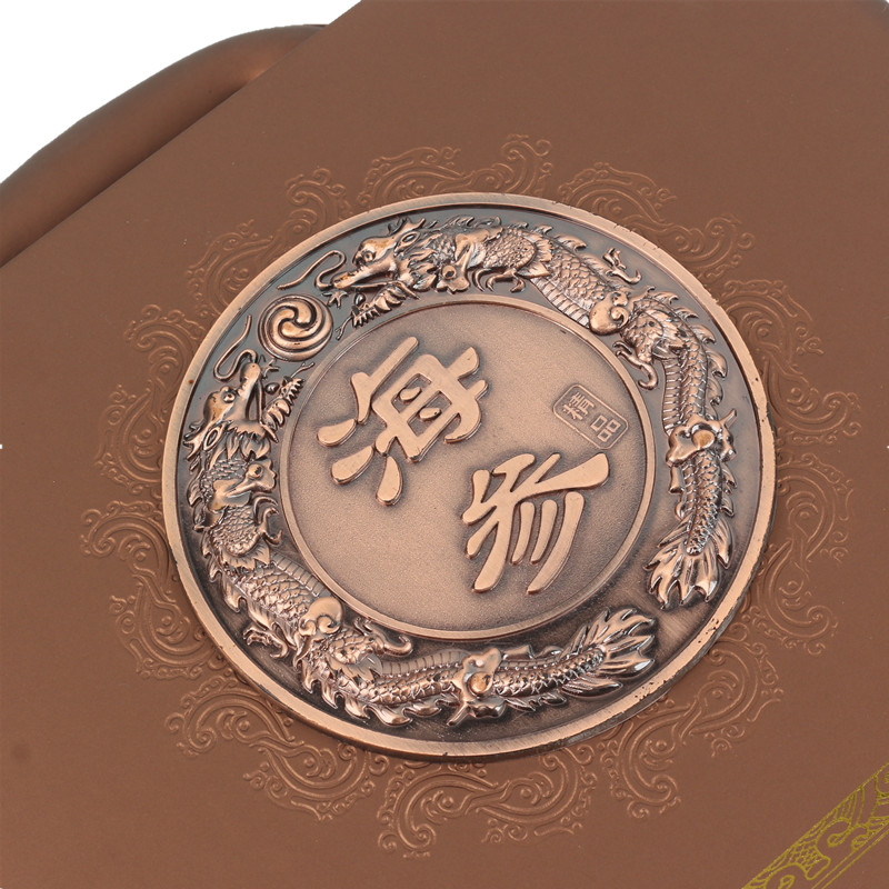 Bolsa de mano, caja de pepinos de mar, caja de regalo, caja vacía, una caja de pepinos de mar, caja de cuero marrón, gran pared, caja interior gruesa