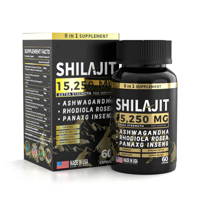 外贸维生素喜来芝胶囊 跨境Shilajit capsules补充剂虫草花胶囊|undefined