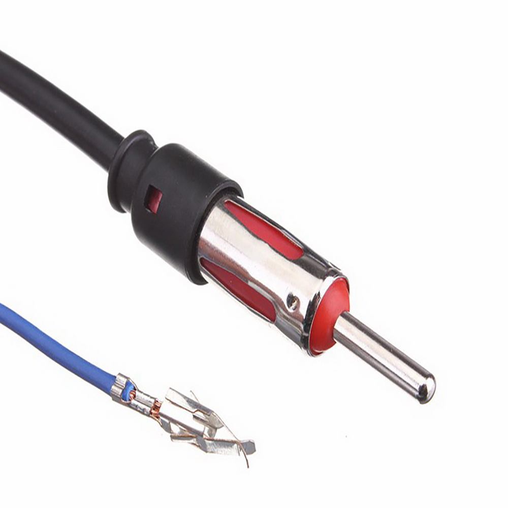 1 Piece of Dual Fakra to Din Plug Adapter (with Phantom Power) Fm Antenna Signal Amplifier