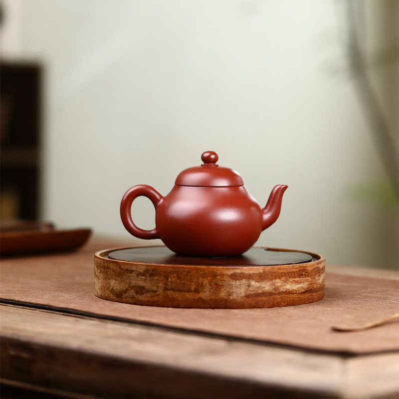 梨形壺宜興紫砂壺原鉱大紅袍職人心手作り高級ティーポット茶道具プレゼント卸売り代発|undefined