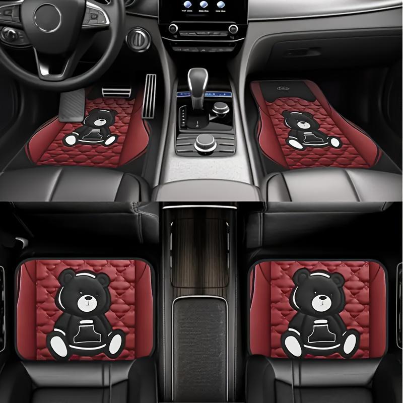 Cross-Border Hot-Selling Pattern Printed Car Floor Mats, Stain-Resistant, Water-Absorbent and Non-Slip Four-Piece Set, Etc. Can Be Shipped on Behalf of Others