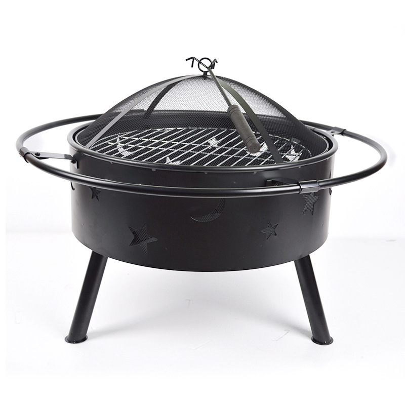 horno circular al aire libre horno de parrilla para hervir té horno de parrilla patio horno de fuego estrella y luna horno de campamento horno de calentamiento horno de calentamiento horno de fuego