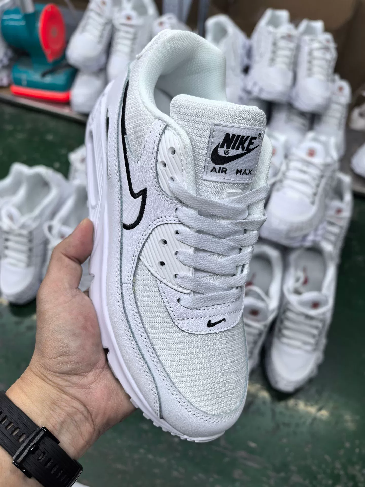 Кросс-граничная внешнеторговая Путянь обувь Air Max90 воздушная подушка сетчатые повседневные спортивные кроссовки европейский стиль высокий уровень спортивной обуви