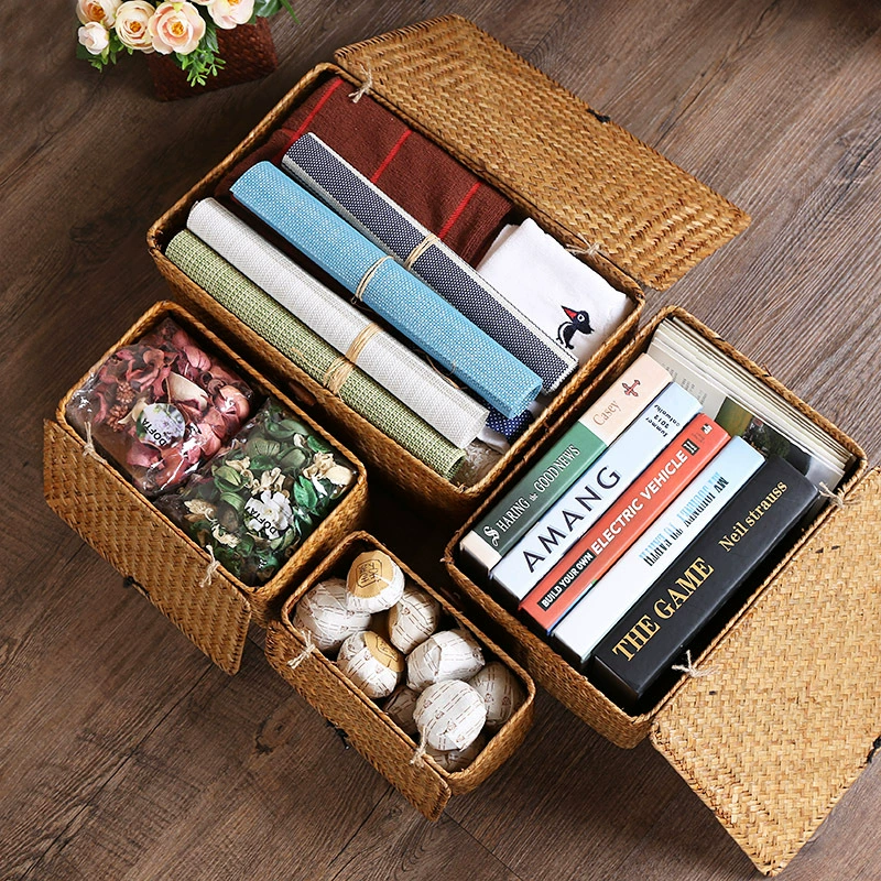 Straw storage box, woven storage system, accessory