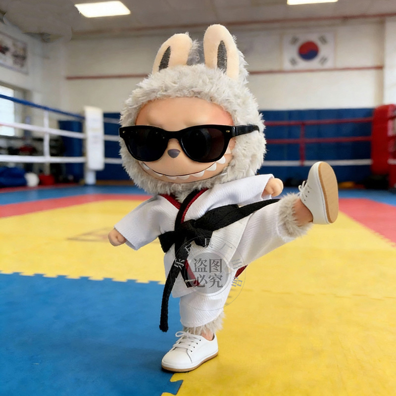 In-Stock Labubu Doll Clothes for the First and Second Generations, Sitting Party Vinyl Figures, Judo and Taekwondo Doll Outfits In-Stock Labubu Doll Clothes for the First and Second Generations, Sitting Party Vinyl Figures, Judo and Taekwondo Doll Outfits