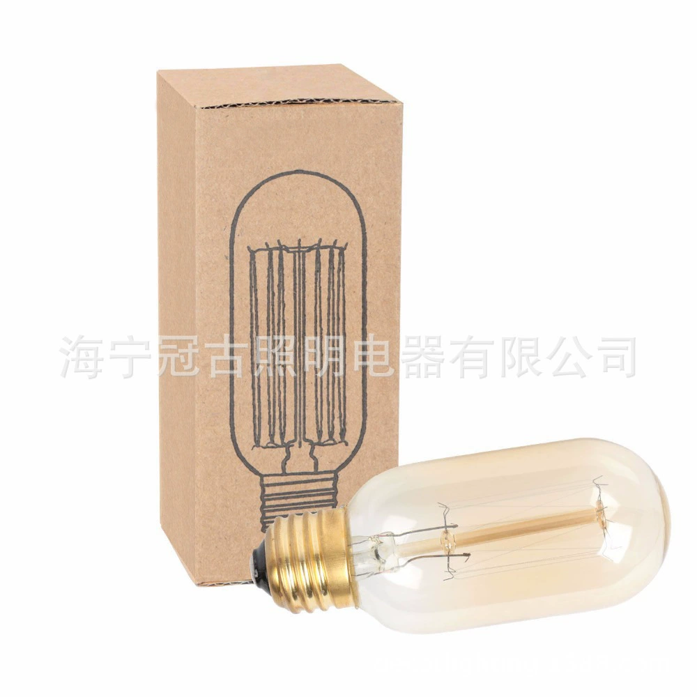 Retro bulb, antique incandescent lamp, 40W, 120v, 220v