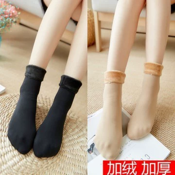 Осенние и зимние снежные носки толстые сплошные носки для пола