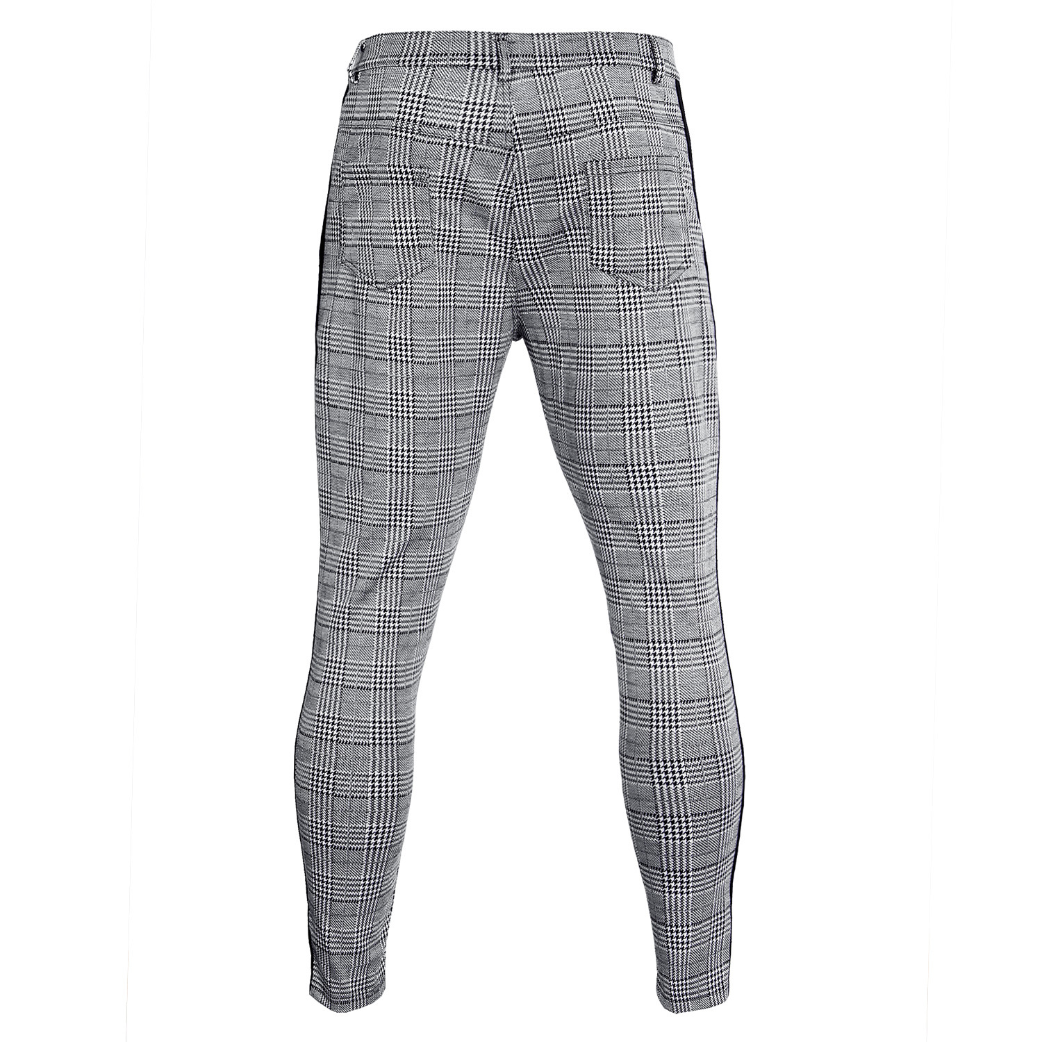 Casual broek heren - geruite broek in streetwear stijl_voghion.com