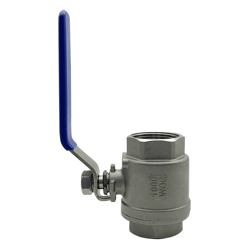 304 из нержавеющей стали из двух частей шаровой кран ручной резьбовой шаровой клапан внутренняя резьба ручной шаровой кран 4 точки 6 точек 1 дюйм