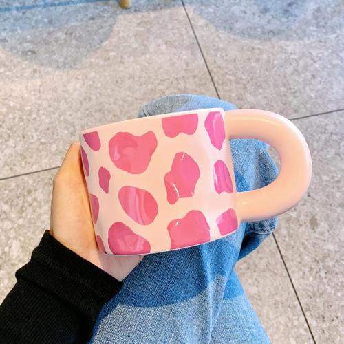 444Z wholesale design niche ins style mug ceramic cup home breakfast cup drinking cup female office