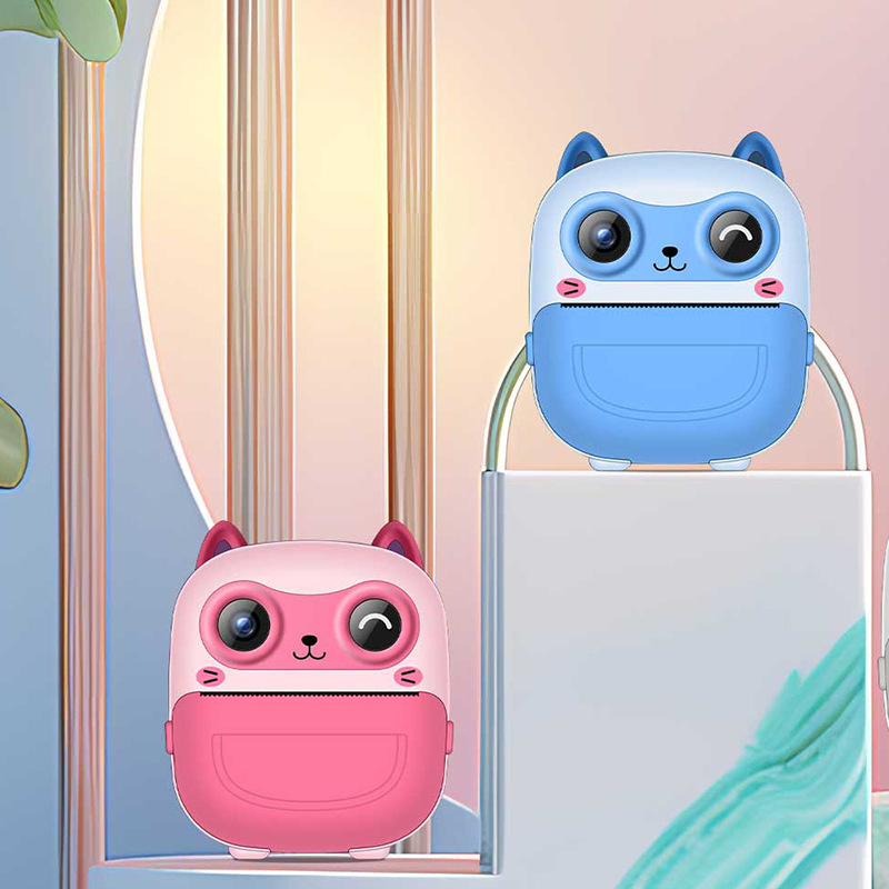 New Polaroid Children's Digital Camera Cute Cartoon Mini Kids Toy Hd Print Camera Gift