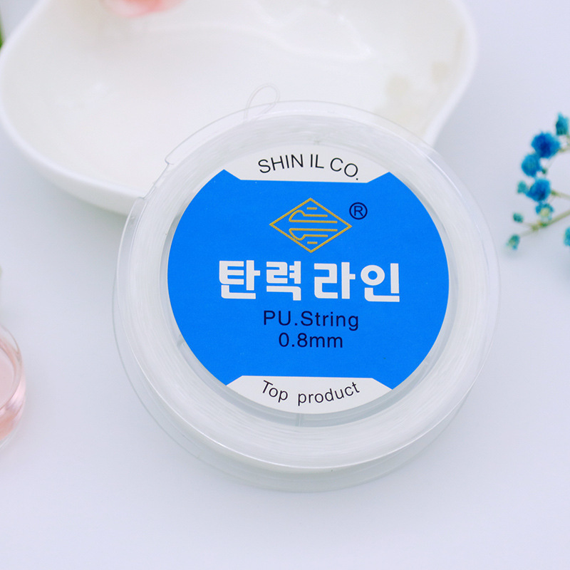 한국 버전의 크리스탈 투명 탄성 라인 수입 DIY 구슬 소재 도매 구슬 크리스탈 라인 도매 보석 액세서리