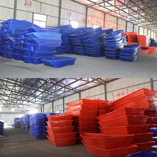 Factory Direct Sales Beef Tendon Plastic Boat 6m Thickeneded Plastic Fishing Boat 5m River Cleaning Boat 4m Breeding Fish Boat