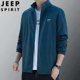 JEEP SPIRIT   秋冬款男士潮流休闲时尚立领夹克外套JC7296