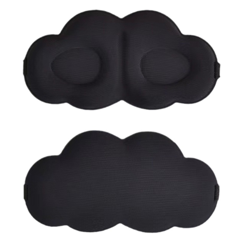 Clouds 3D Eye Mask Sleep Blocking Stereo Eye Mask Professional Sleeping Men's and Women's Nap Memory Foam Eye Hanging Ear Mask Summer