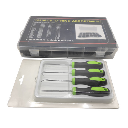 1225PC O-ring set Black leather seal ring O-ring with oil seal screwdriver tool set