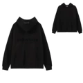 6630 Black French Terry Premium Hoodie