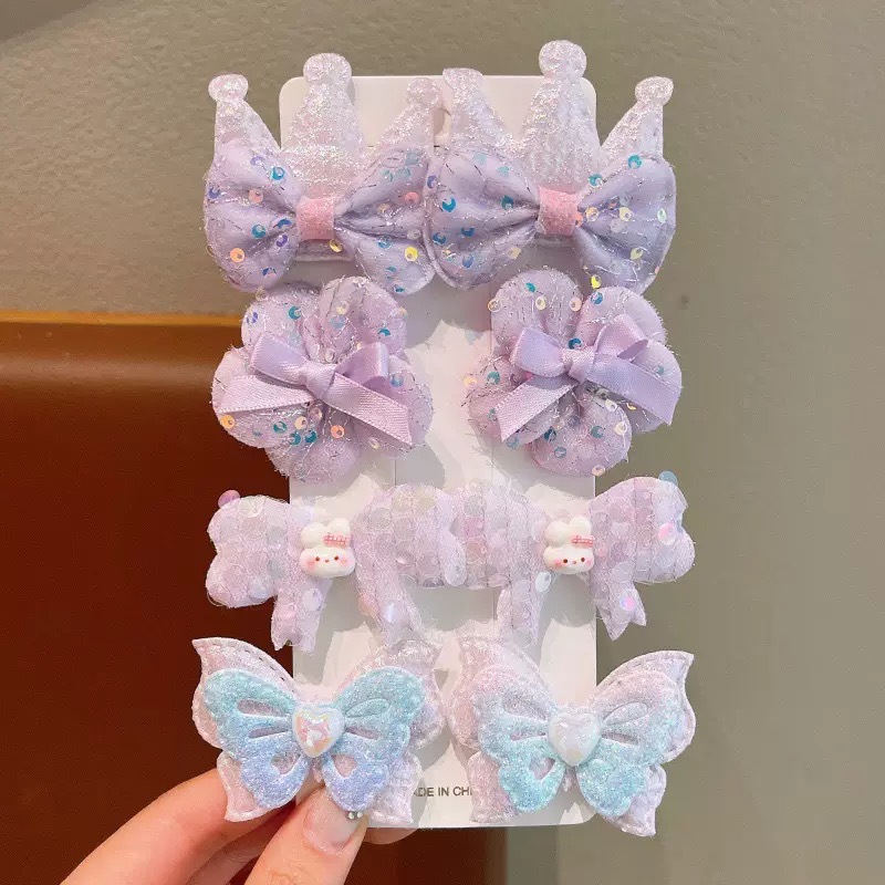 Verano flores de color caramelo clips de pelo para niños princesa super imortal red clip de pelo para niñas arco clips de pelo lotes