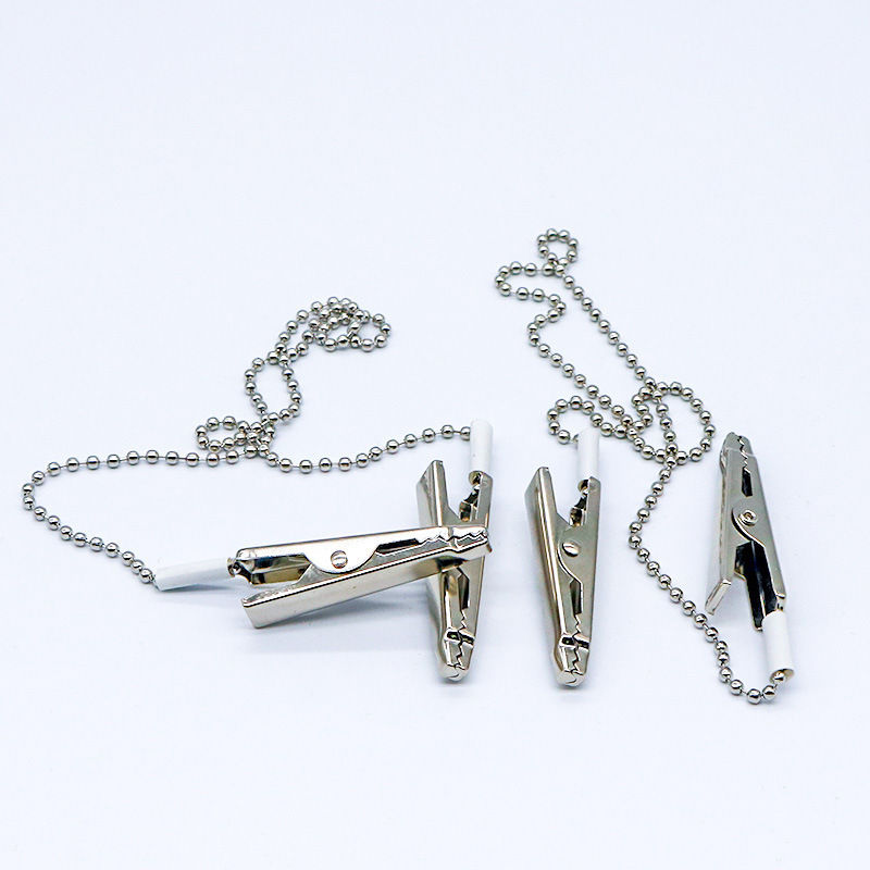 Cadena de hierro dental bufanda clip delantal clip bufanda desechable clip de cadena de hierro especial clip de plástico clip de resorte image 6