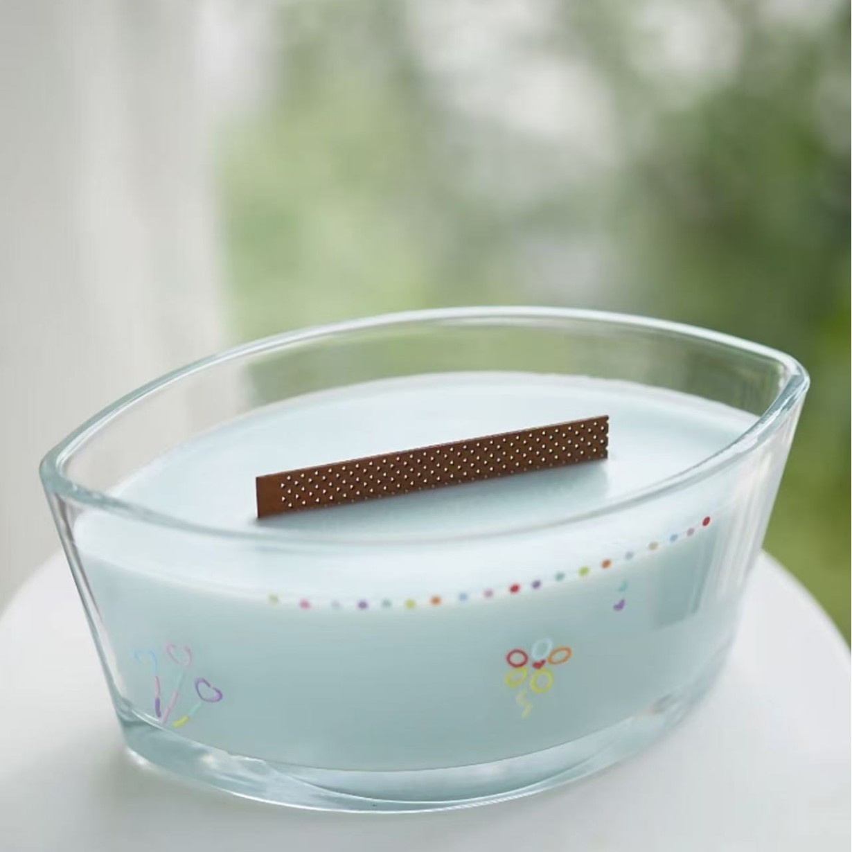 Aromaterapia en forma de barco Vela transparente Vela engrosada Vela Vela vacía Vaso de vidrio Contenedor grande simple Spot
