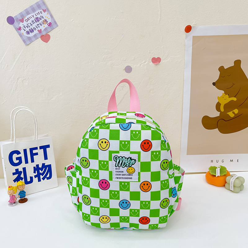 Mochila de color caramelo para niños 2022 nueva mochila de niño casual todo partido niños y niñas lindos mochila anti-Perdida