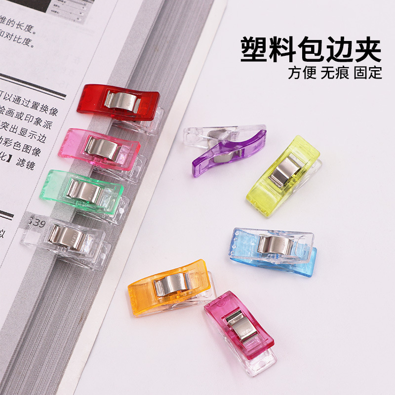 Clip de hacha de color, clip de borde, clip de fijación, clip de posicionamiento, clip de plástico