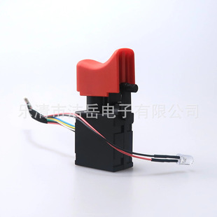 Red Dustproof Lithium Battery Universal Dayi Brushless Electric Wrench 2106 Brushless Speed Switch 8-Wire 9-Wire with Light