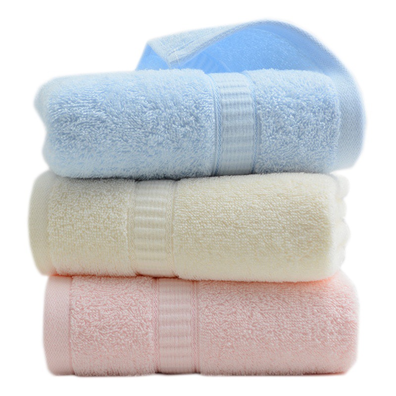 Jieliya towel pure cotton soft absorbent plain cotton towel embroidered logo jieliya 6717