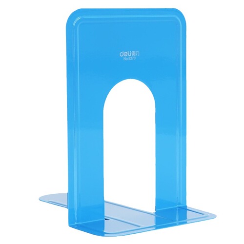 Deli 9271 bookend metal classification book clip reading bookend bookshelf table student library book by iron block