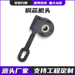 Retractable awning accessories black Gray all aluminum alloy awning head aluminum core gear hand-cranking head awning material
