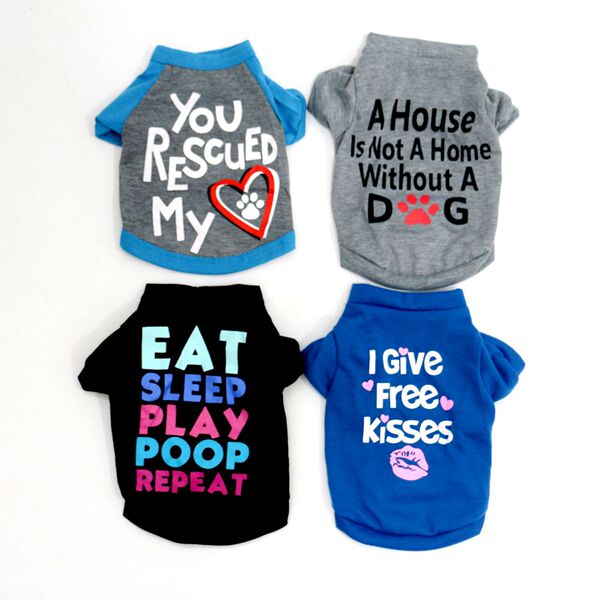 Factory direct selling spot Pet puppy clothes summer T -shirt thin…