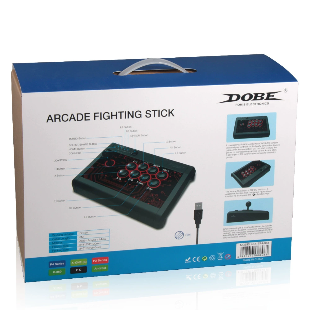 Контроллер для PS4 SLIM Pro Game Shocking Terrace Dragon Street Fighting Ragoto TP4-848