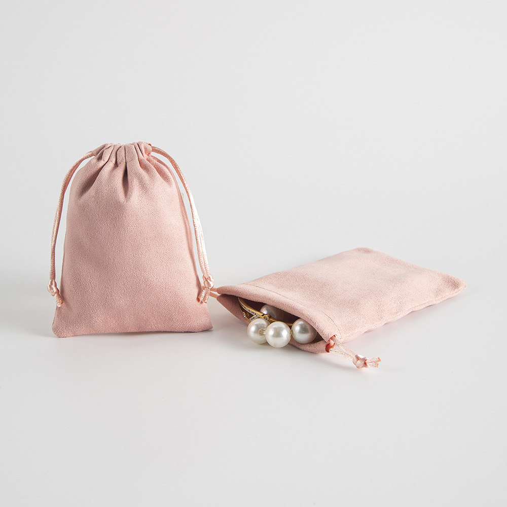 16g Weight 1 Piece Cloth Simple Style Daily Solid Color Jewelry Packaging Bags