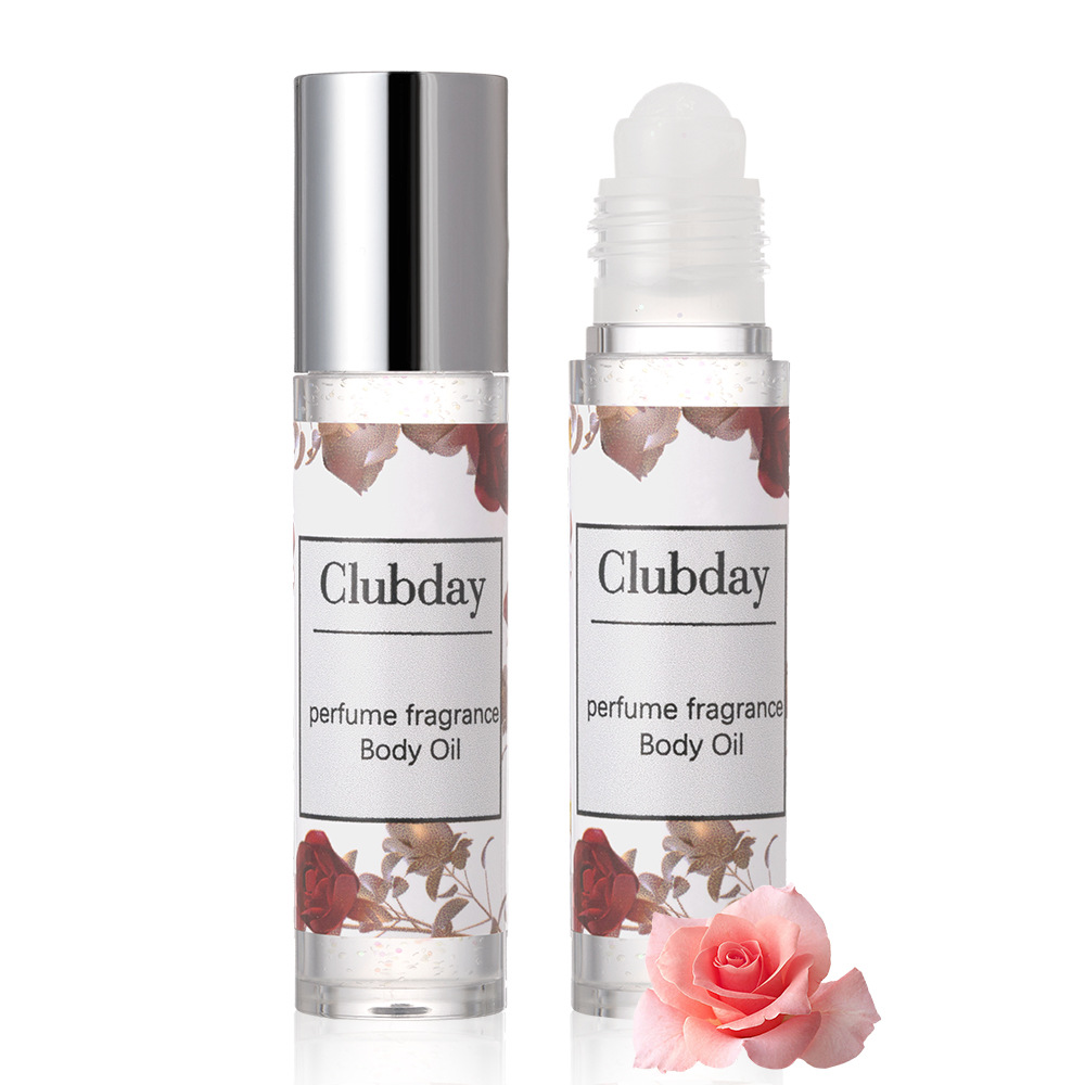 Clubday Body Fragrance Long-lasting Floral Roll-on Perfume Oil Natural Sparkling 3-bottle Wholesale Export Perfume Oil undefined