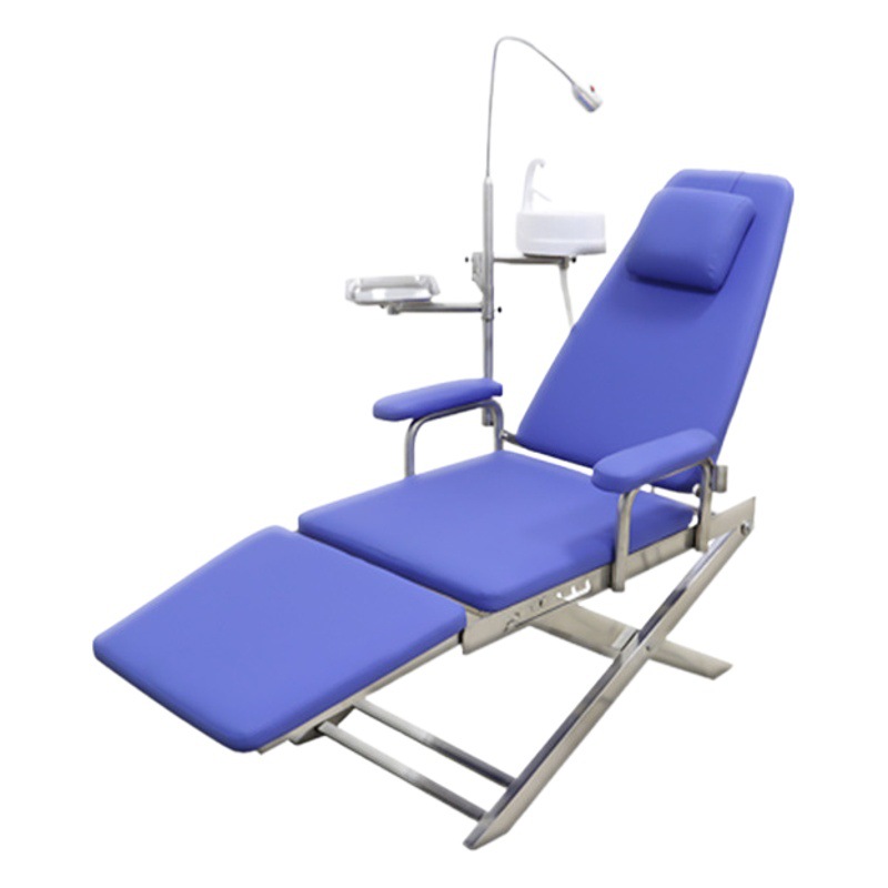 Sillón dental personalizado, sillón dental plegable, sillón dental ligero para clínica dental, sillón dental portátil, sillón de tratamiento, sillón reclinable de fábrica.