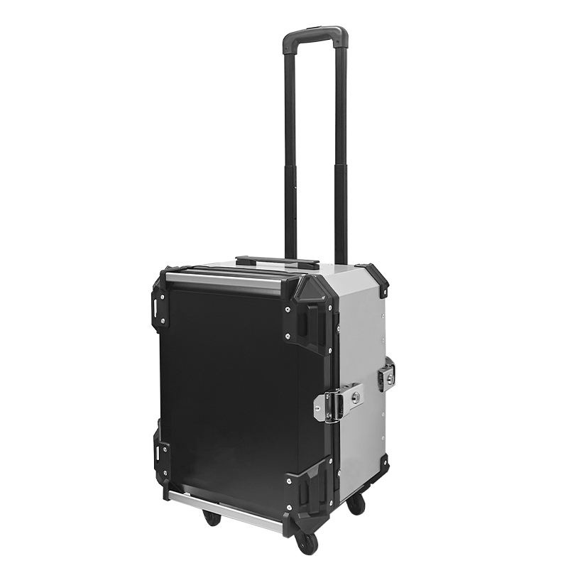 Manufacturer Wholesale New Model 55L Aluminum All-Metal Tail Box Detachable Motorcycle Luggage Box Multifunctional Electric Vehicle Tail Box
