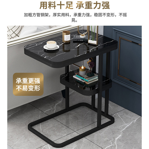 Sofa side table, light luxury square table, living room sofa side cabinet, side cabinet, small table, removable corner table, mini coffee table