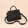 Black, leather, cowhide